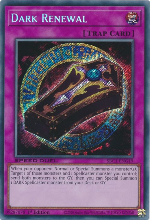 Dark Renewal [SBC1-ENG19] Secret Rare | Arkham Games and Comics