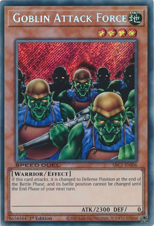 Goblin Attack Force [SBC1-ENI06] Secret Rare | Arkham Games and Comics