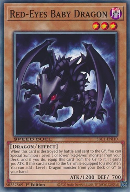 Red-Eyes Baby Dragon [SBC1-ENI10] Common | Arkham Games and Comics