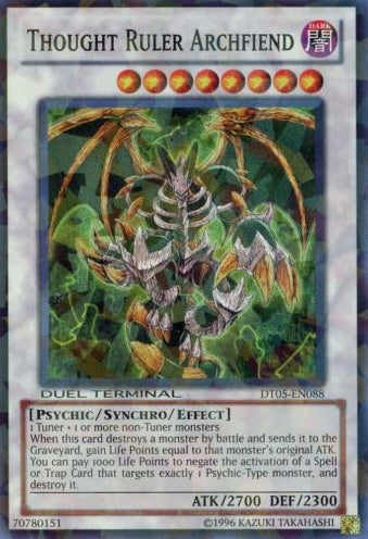 Thought Ruler Archfiend [DT05-EN088] Super Rare | Arkham Games and Comics