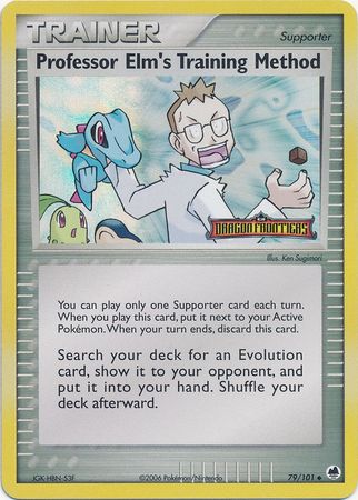 Professor Elm's Training Method (79/101) (Stamped) [EX: Dragon Frontiers] | Arkham Games and Comics