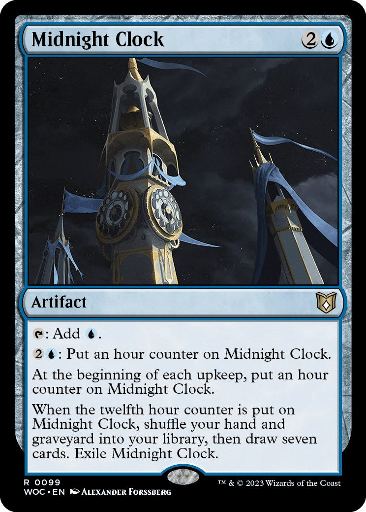 Midnight Clock [Wilds of Eldraine Commander] | Arkham Games and Comics