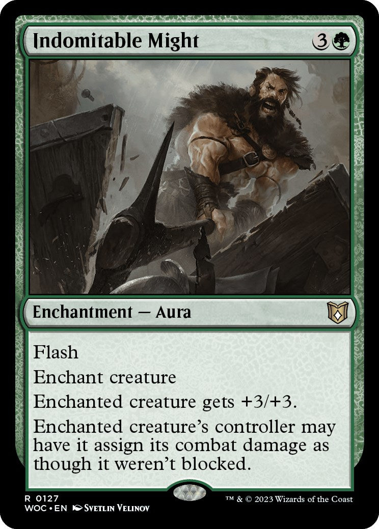 Indomitable Might [Wilds of Eldraine Commander] | Arkham Games and Comics