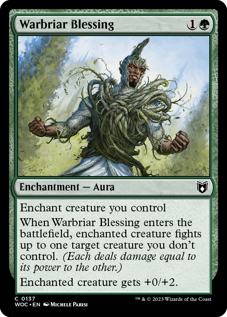 Warbriar Blessing [Wilds of Eldraine Commander] | Arkham Games and Comics