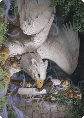 Dutiful Griffin Art Card [Wilds of Eldraine Art Series] | Arkham Games and Comics