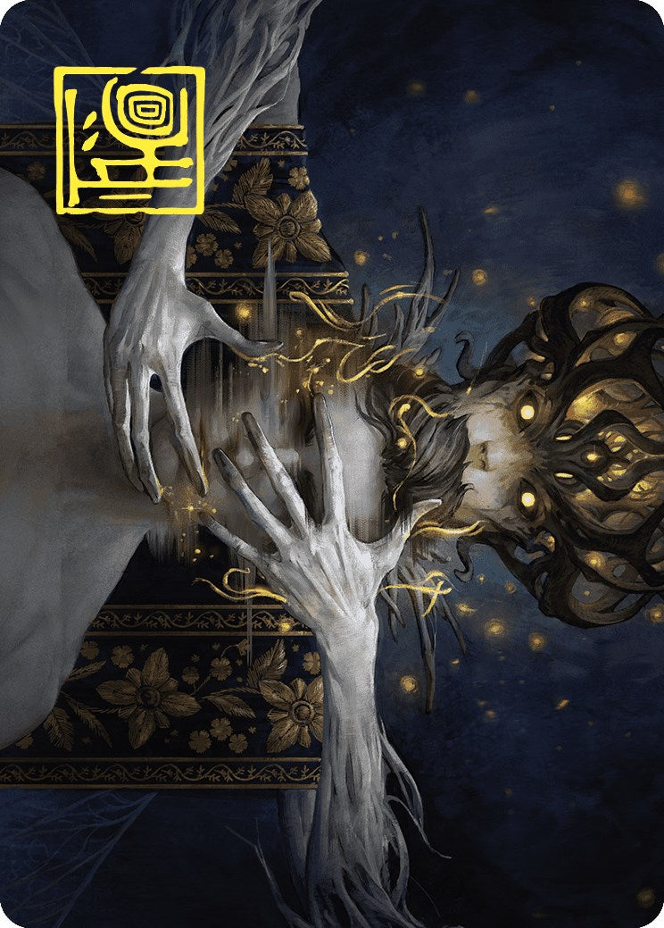 Ego Drain Art Card (Gold-Stamped Signature) [Wilds of Eldraine Art Series] | Arkham Games and Comics