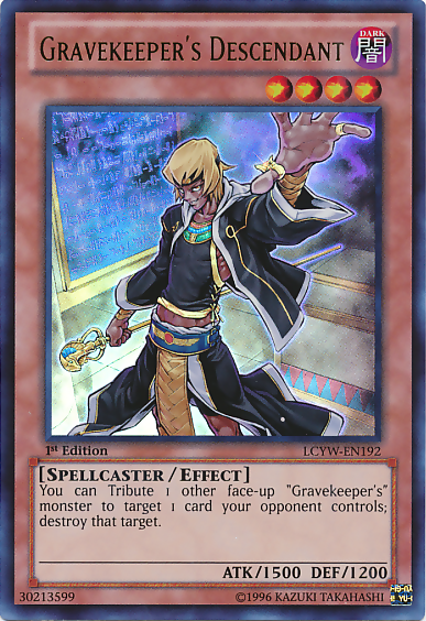 Gravekeeper's Descendant [LCYW-EN192] Ultra Rare | Arkham Games and Comics
