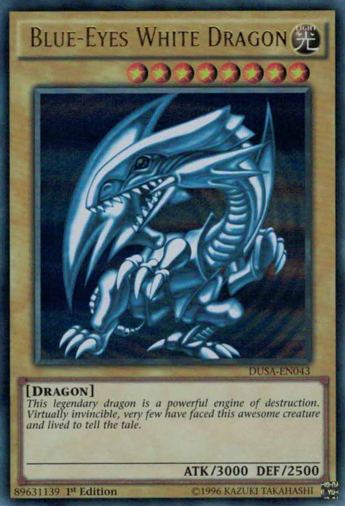 Blue-Eyes White Dragon [DUSA-EN043] Ultra Rare | Arkham Games and Comics