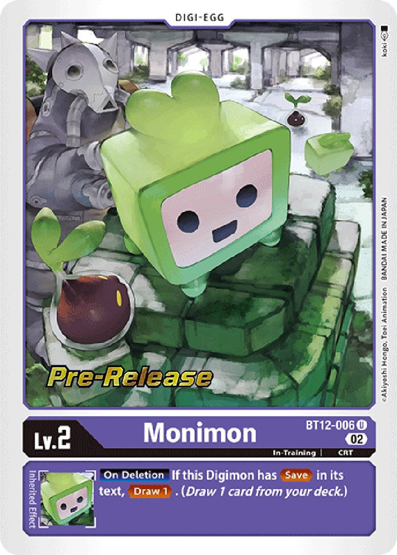 Monimon [BT12-006] [Across Time Pre-Release Cards] | Arkham Games and Comics