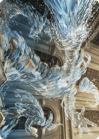 Splashy Spellcaster Art Card [Wilds of Eldraine Art Series] | Arkham Games and Comics