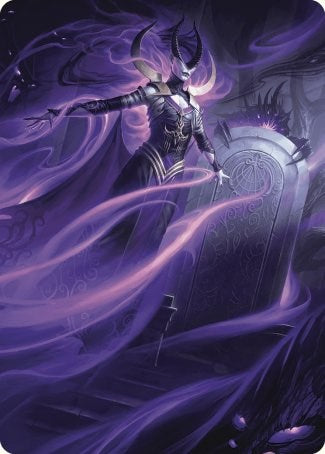 Ashiok, Wicked Manipulator Art Card (10/81) [Wilds of Eldraine Art Series] | Arkham Games and Comics