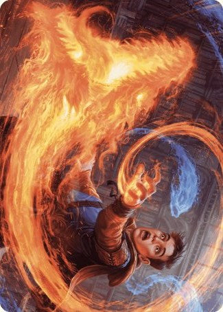 Frantic Firebolt Art Card [Wilds of Eldraine Art Series] | Arkham Games and Comics