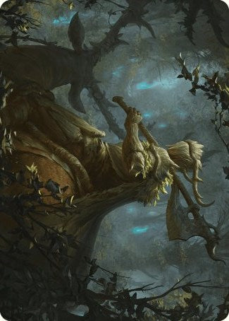 Verdant Outrider Art Card [Wilds of Eldraine Art Series] | Arkham Games and Comics