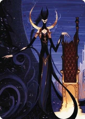 Ashiok, Wicked Manipulator Art Card (57/81) [Wilds of Eldraine Art Series] | Arkham Games and Comics