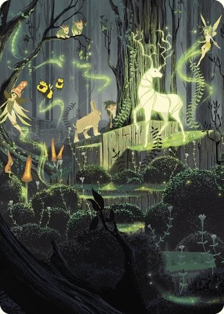 Primal Vigor Art Card [Wilds of Eldraine Art Series] | Arkham Games and Comics