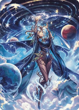 Omniscience Anime Art Card [Wilds of Eldraine Art Series] | Arkham Games and Comics