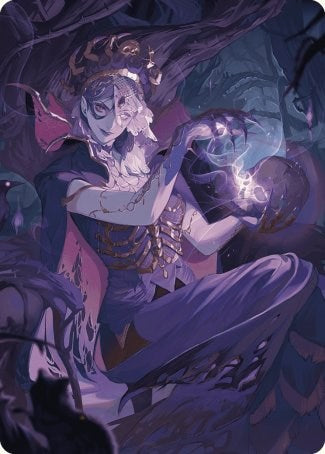 Necropotence Art Card [Wilds of Eldraine Art Series] | Arkham Games and Comics