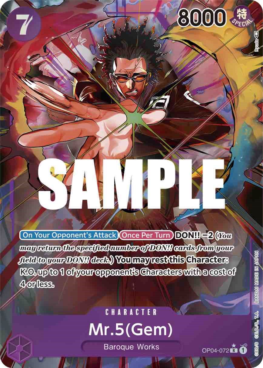 Mr.5(Gem) (Alternate Art) [Kingdoms of Intrigue] | Arkham Games and Comics