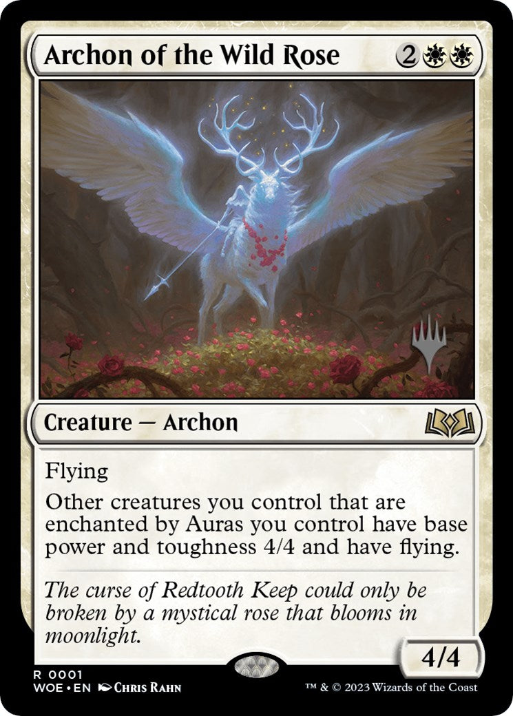 Archon of the Wild Rose (Promo Pack) [Wilds of Eldraine Promos] | Arkham Games and Comics