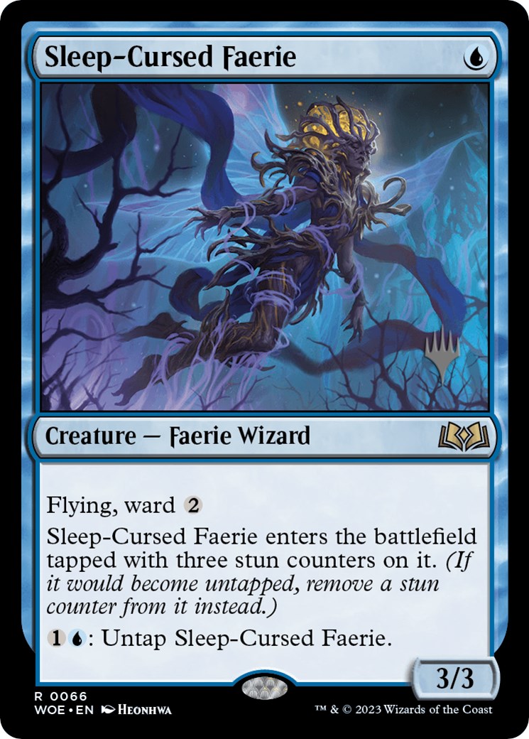 Sleep-Cursed Faerie (Promo Pack) [Wilds of Eldraine Promos] | Arkham Games and Comics