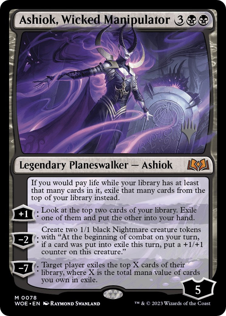 Ashiok, Wicked Manipulator (Promo Pack) [Wilds of Eldraine Promos] | Arkham Games and Comics