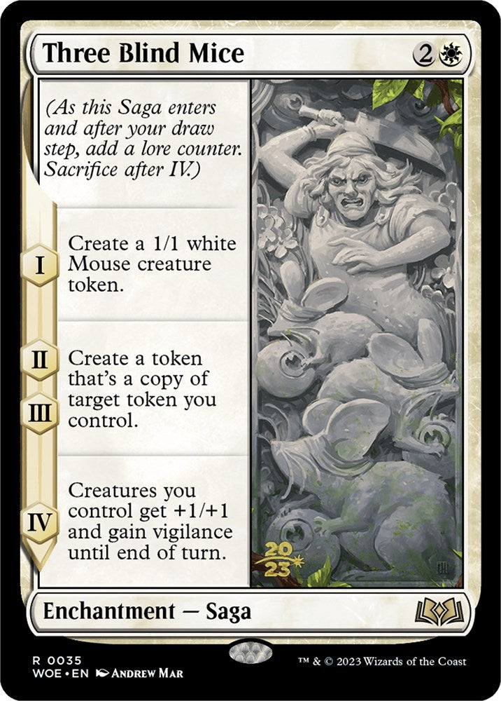 Three Blind Mice [Wilds of Eldraine Prerelease Promos] | Arkham Games and Comics