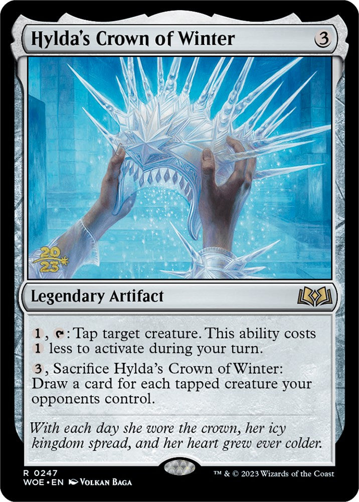 Hylda's Crown of Winter [Wilds of Eldraine Prerelease Promos] | Arkham Games and Comics