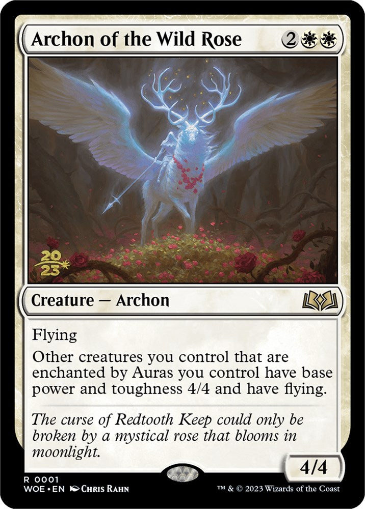 Archon of the Wild Rose [Wilds of Eldraine Prerelease Promos] | Arkham Games and Comics