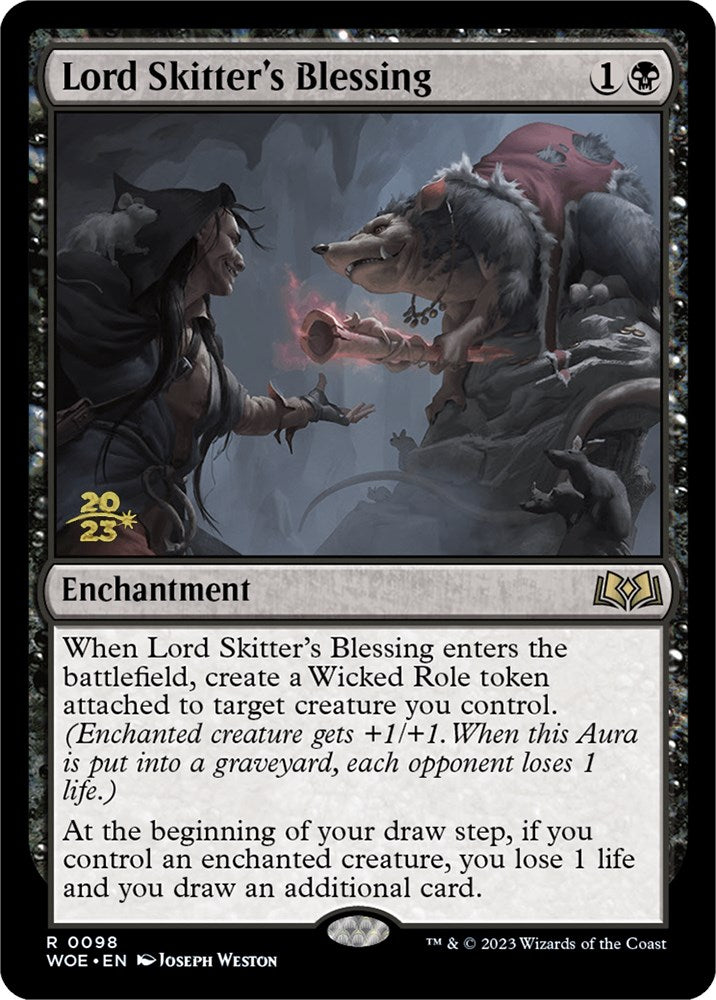 Lord Skitter's Blessing [Wilds of Eldraine Prerelease Promos] | Arkham Games and Comics