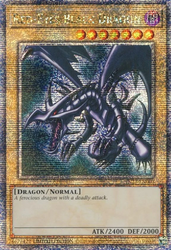 Red-Eyes Black Dragon [TN23-EN003] Quarter Century Secret Rare | Arkham Games and Comics