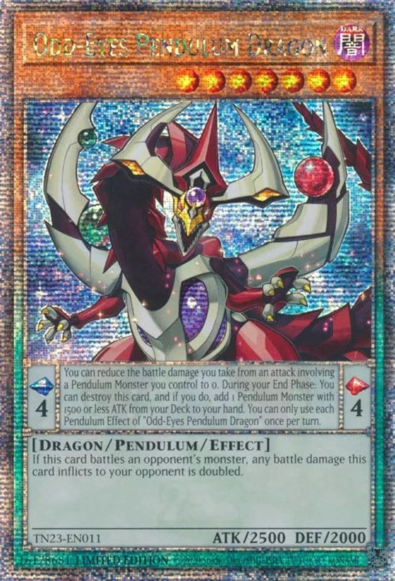 Odd-Eyes Pendulum Dragon [TN23-EN011] Quarter Century Secret Rare | Arkham Games and Comics