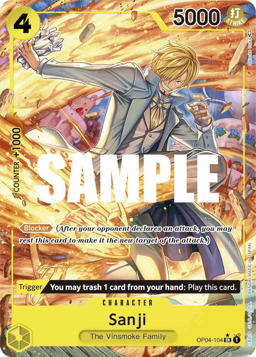 Sanji (Alternate Art) [Kingdoms of Intrigue] | Arkham Games and Comics
