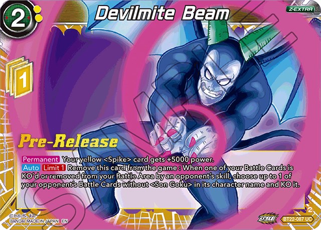 Devilmite Beam (BT22-087) [Critical Blow Prerelease Promos] | Arkham Games and Comics