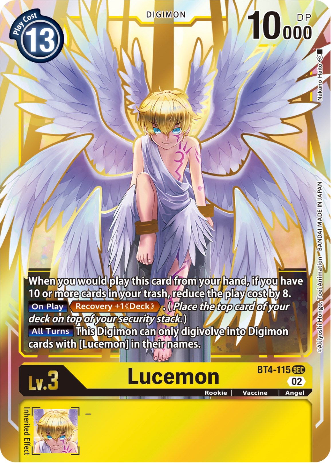 Lucemon [BT4-115] (Resurgence Booster Reprint) [Resurgence Booster] | Arkham Games and Comics