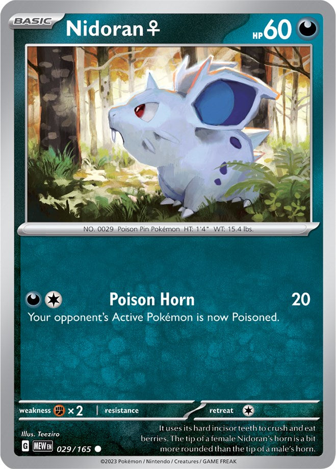 Nidoran F (029/165) [Scarlet & Violet: 151] | Arkham Games and Comics