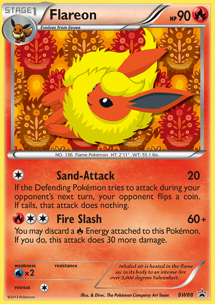 Flareon (BW88) [Black & White: Black Star Promos] | Arkham Games and Comics