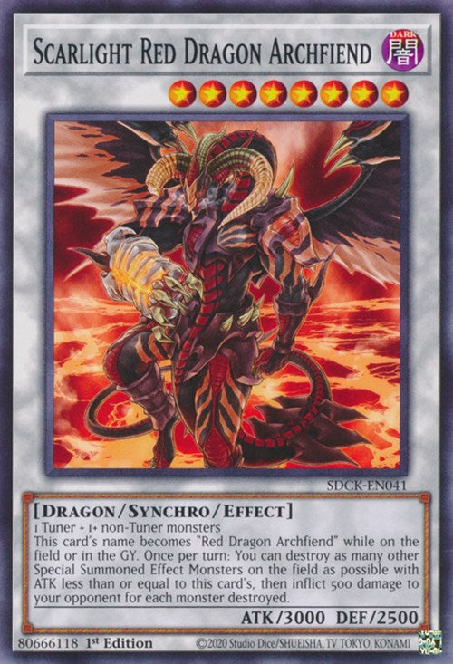 Scarlight Red Dragon Archfiend [SDCK-EN041] Common | Arkham Games and Comics