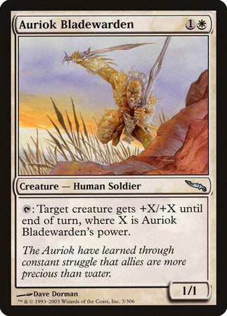 Auriok Bladewarden [Mirrodin] | Arkham Games and Comics
