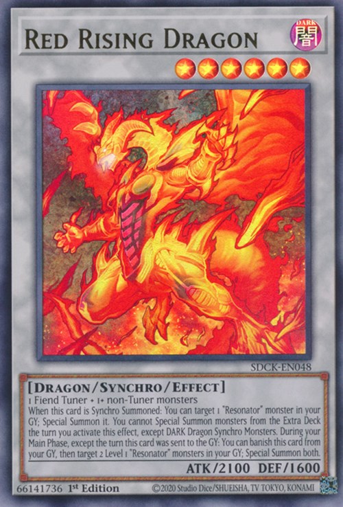 Red Rising Dragon [SDCK-EN048] Ultra Rare | Arkham Games and Comics