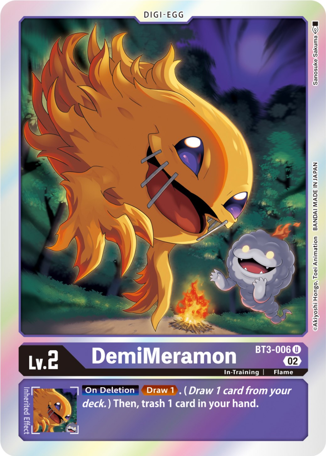 DemiMeramon [BT3-006] (Resurgence Booster Reprint) [Resurgence Booster] | Arkham Games and Comics