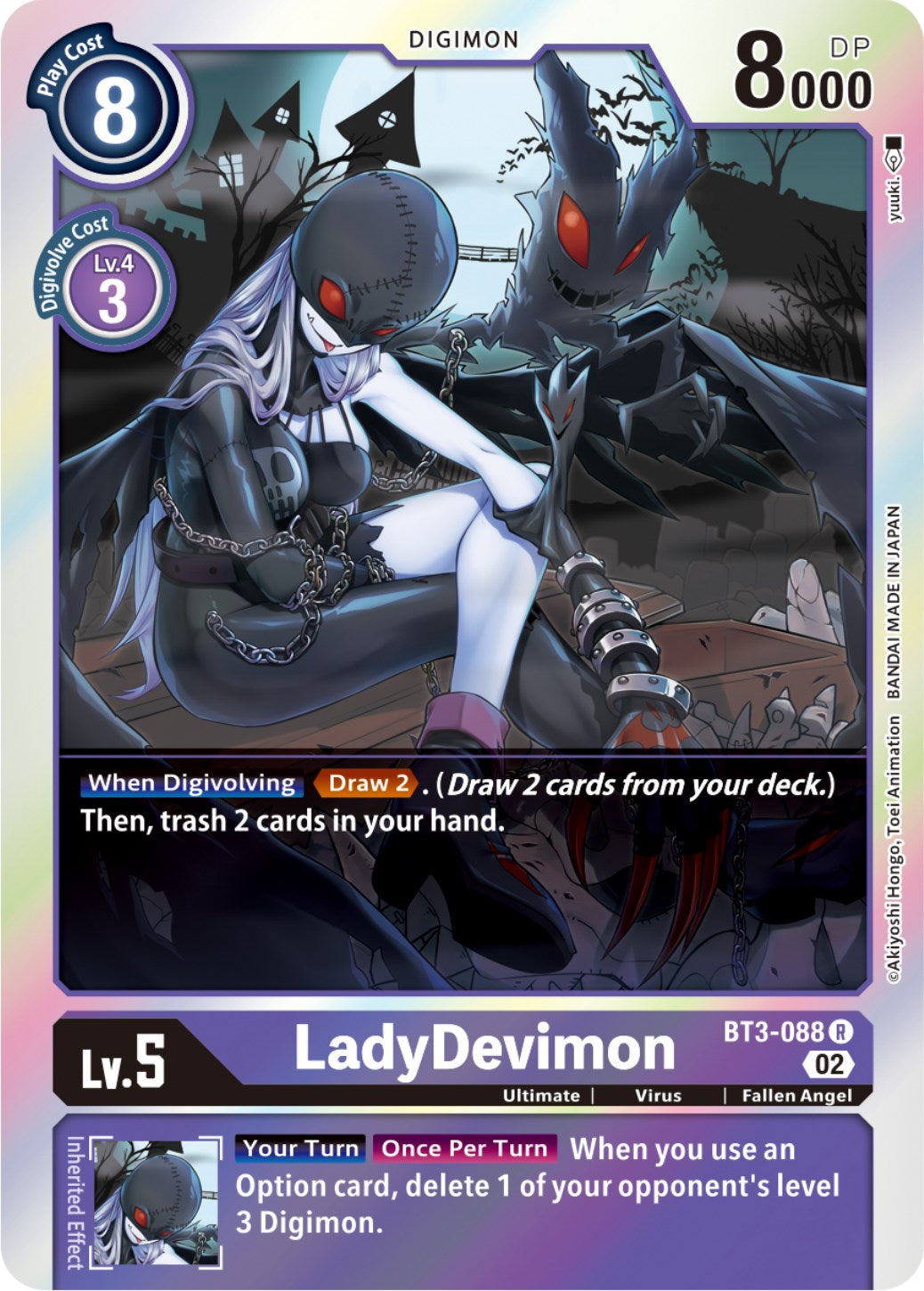 LadyDevimon [BT3-088] (Resurgence Booster Reprint) [Resurgence Booster] | Arkham Games and Comics