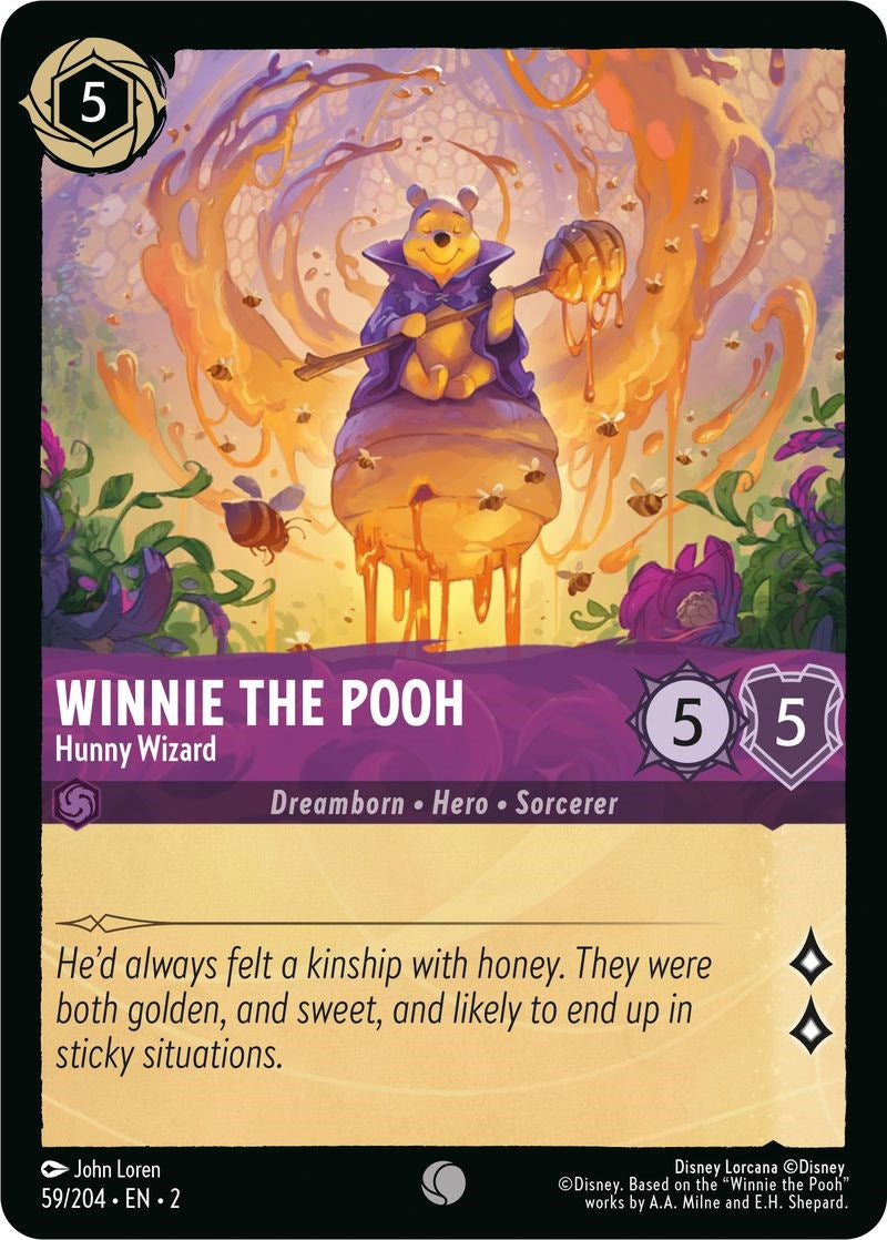 Winnie the Pooh - Hunny Wizard (59/204) [Rise of the Floodborn] | Arkham Games and Comics