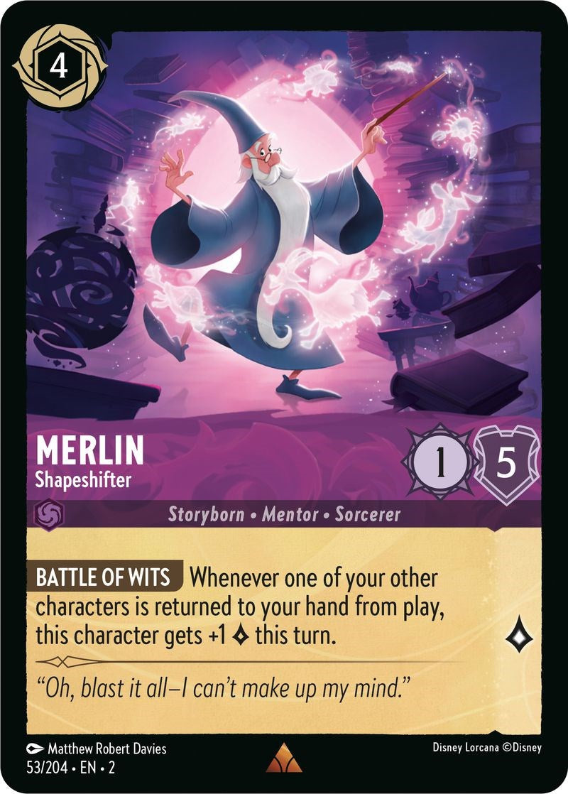 Merlin - Shapeshifter (53/204) [Rise of the Floodborn] | Arkham Games and Comics
