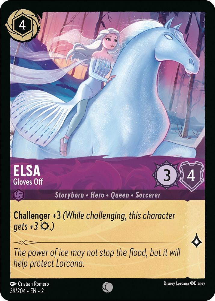 Elsa - Gloves Off (39/204) [Rise of the Floodborn] | Arkham Games and Comics