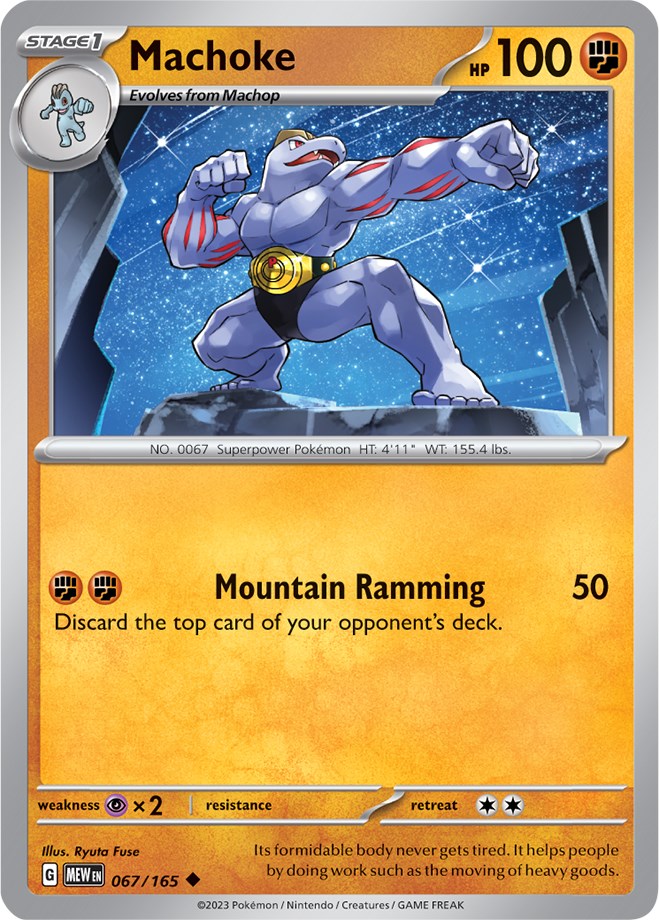 Machoke (067/165) [Scarlet & Violet: 151] | Arkham Games and Comics