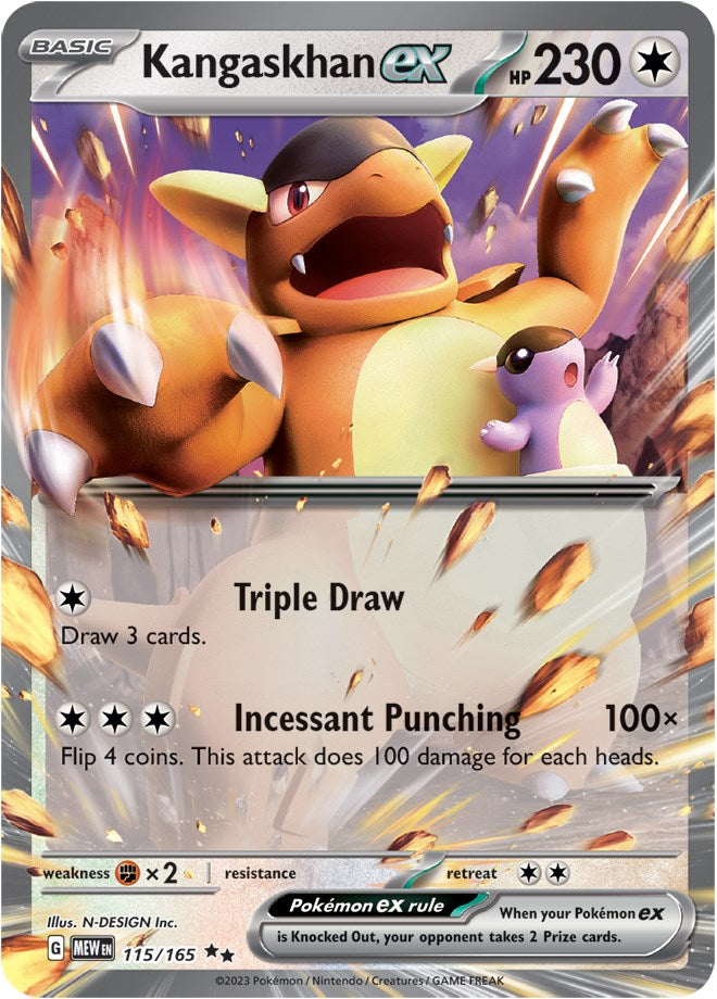 Kangaskhan ex (115/165) [Scarlet & Violet: 151] | Arkham Games and Comics