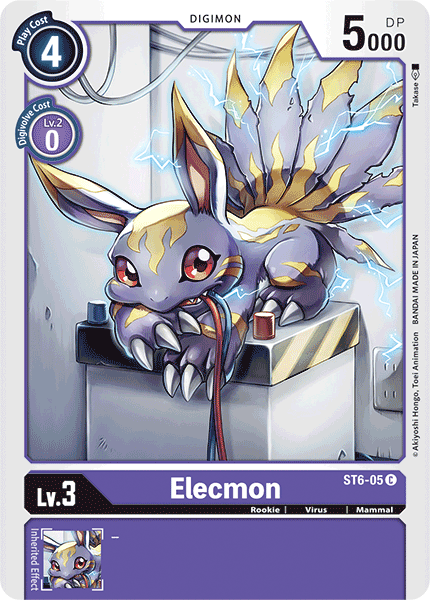 Elecmon [ST6-05] [Starter Deck: Venomous Violet] | Arkham Games and Comics