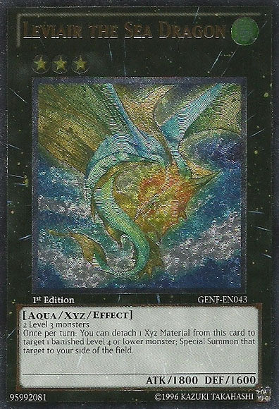 Leviair the Sea Dragon [GENF-EN043] Ultimate Rare | Arkham Games and Comics