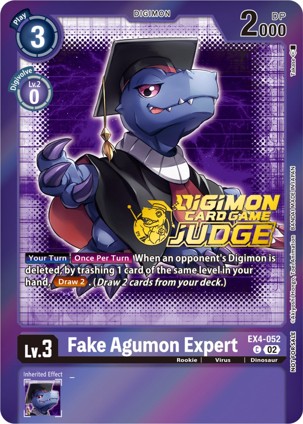 Fake Agumon Expert [EX4-052] (Judge Pack 4) [Alternative Being Booster Promos] | Arkham Games and Comics