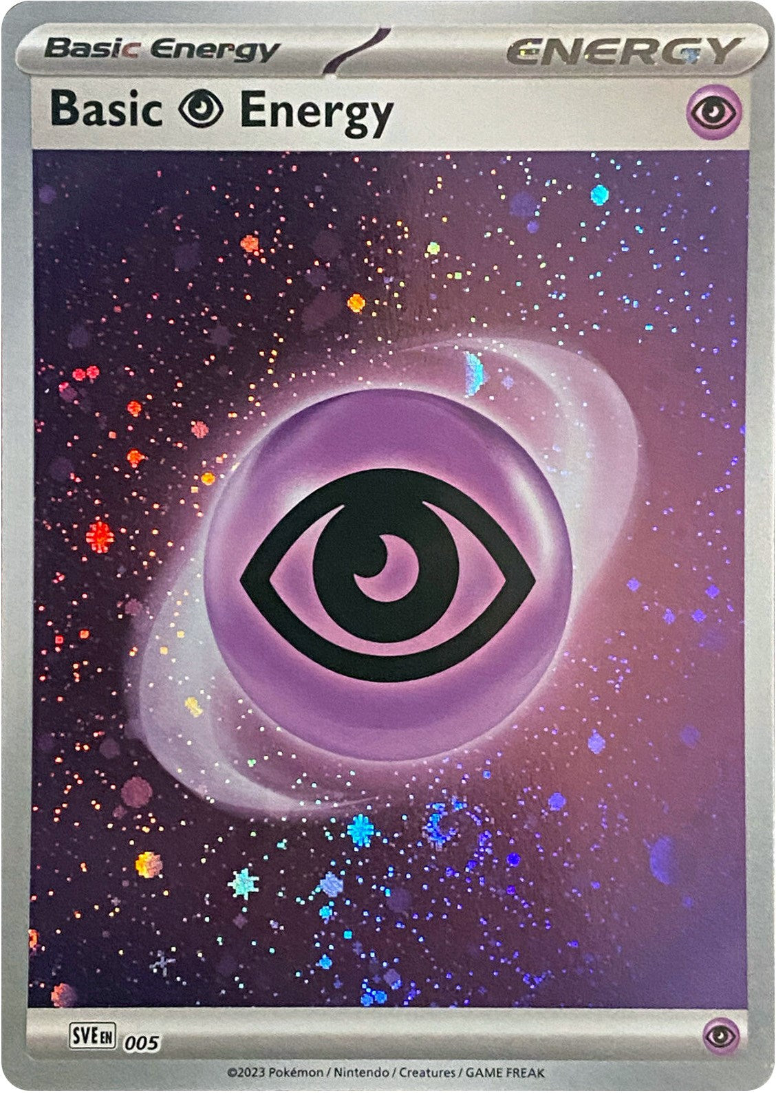 Basic Psychic Energy (005) (Cosmos Holo) [Scarlet & Violet: Base Set] | Arkham Games and Comics
